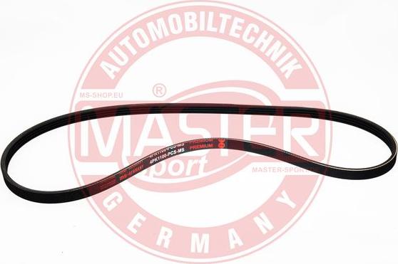 MASTER-SPORT GERMANY 4PK1100-PCS-MS - Courroie trapézoïdale à nervures cwaw.fr