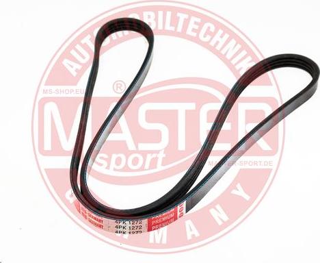 MASTER-SPORT GERMANY 4PK1272-PCS-MS - Courroie trapézoïdale à nervures cwaw.fr