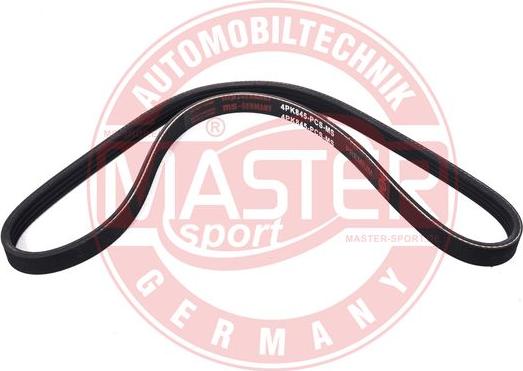 MASTER-SPORT GERMANY 4PK845-PCS-MS - Courroie trapézoïdale à nervures cwaw.fr