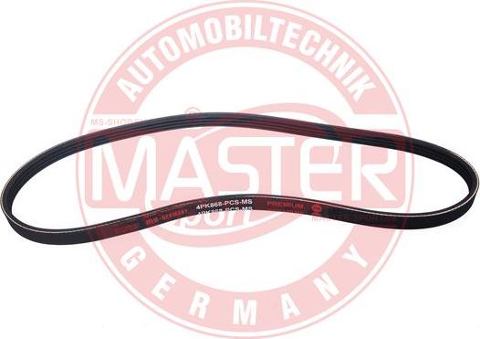 MASTER-SPORT GERMANY 4PK868-PCS-MS - Courroie trapézoïdale à nervures cwaw.fr