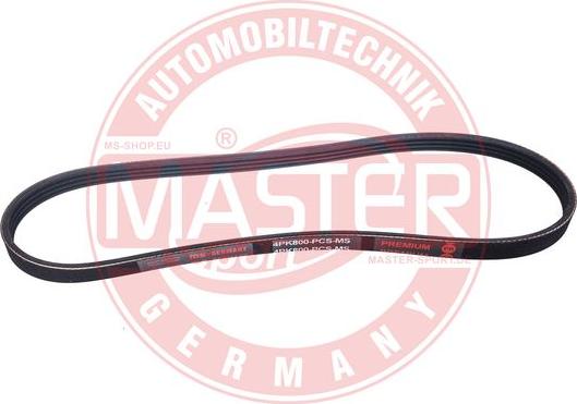 MASTER-SPORT GERMANY 4PK800-PCS-MS - Courroie trapézoïdale à nervures cwaw.fr