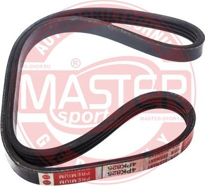 MASTER-SPORT GERMANY 4PK825-PCS-MS - Courroie trapézoïdale à nervures cwaw.fr