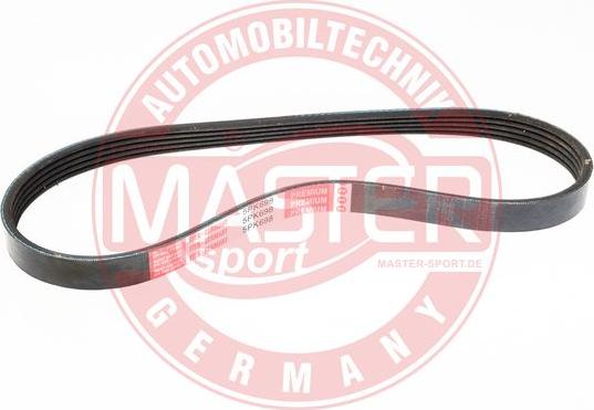 MASTER-SPORT GERMANY 5PK698-PCS-MS - Courroie trapézoïdale à nervures cwaw.fr