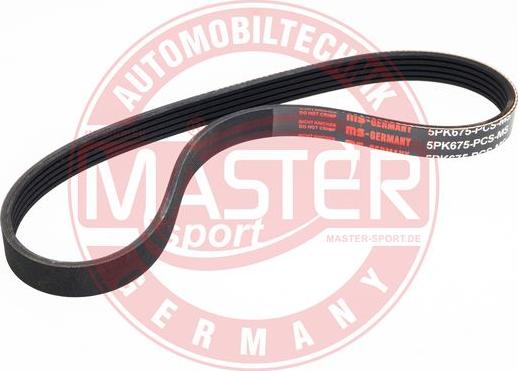 MASTER-SPORT GERMANY 5PK675-PCS-MS - Courroie trapézoïdale à nervures cwaw.fr