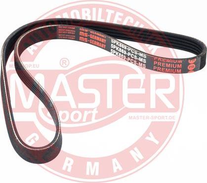 MASTER-SPORT GERMANY 5PK869-PCS-MS - Courroie trapézoïdale à nervures cwaw.fr