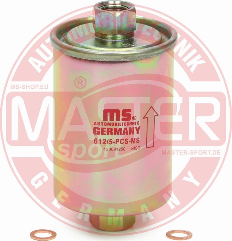 MASTER-SPORT GERMANY 612/5-PCS-MS - Filtre à carburant cwaw.fr