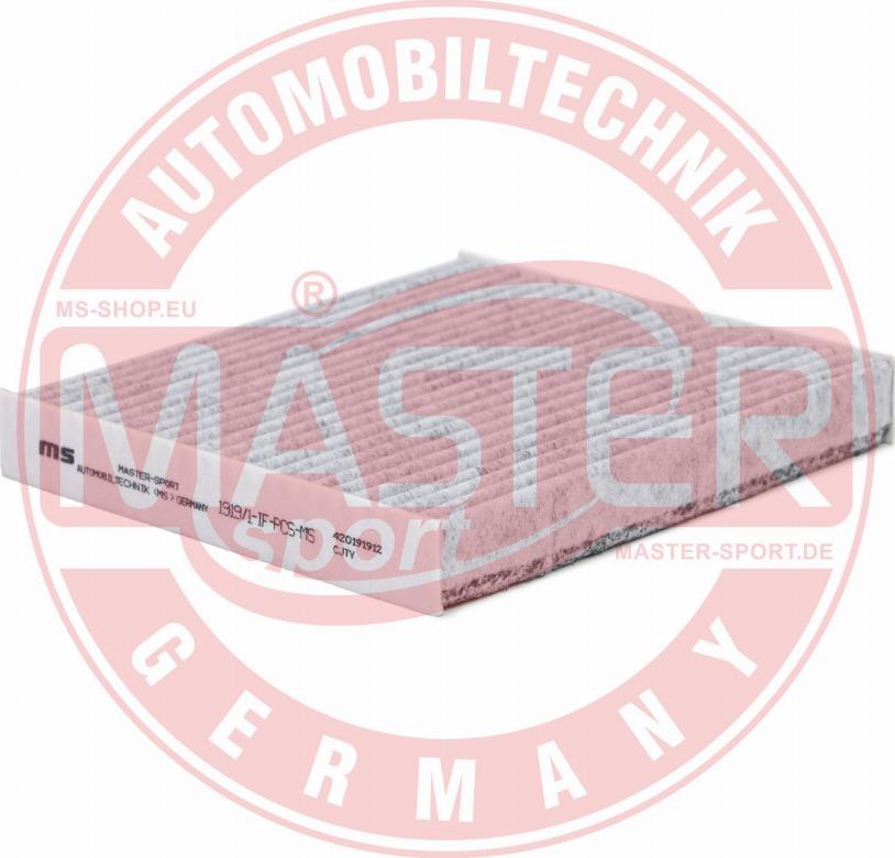 MASTER-SPORT GERMANY 1919/1-IF-PCS-MS - Filtre, air de l'habitacle cwaw.fr