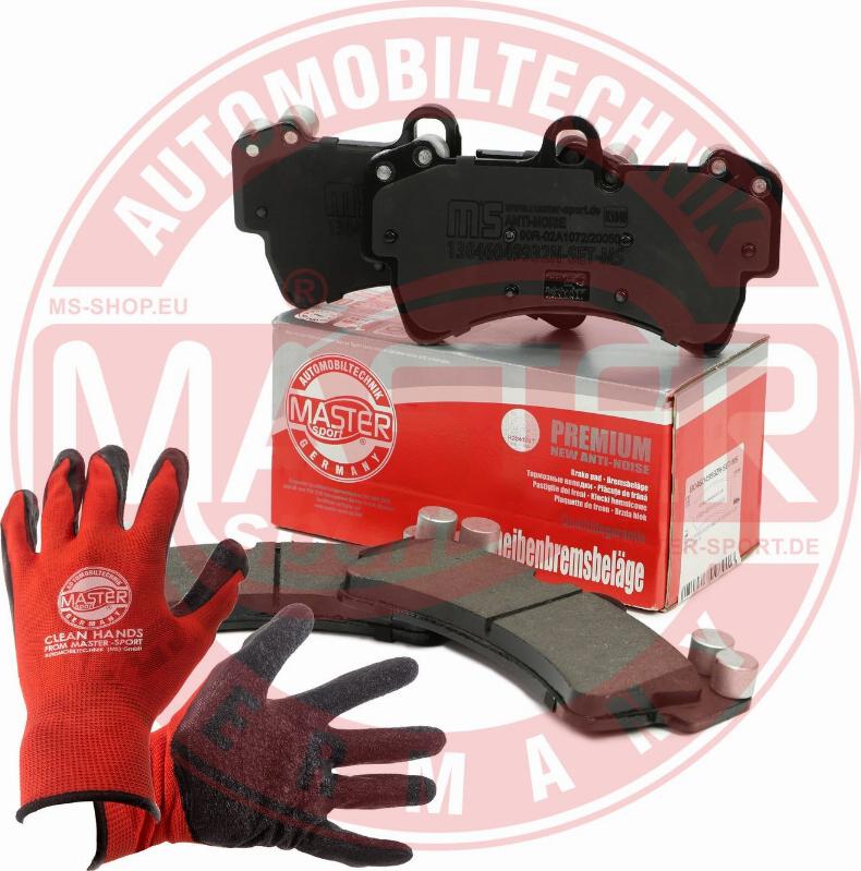 MASTER-SPORT GERMANY 13046049932N-SET-MSP - Kit de plaquettes de frein, frein à disque cwaw.fr