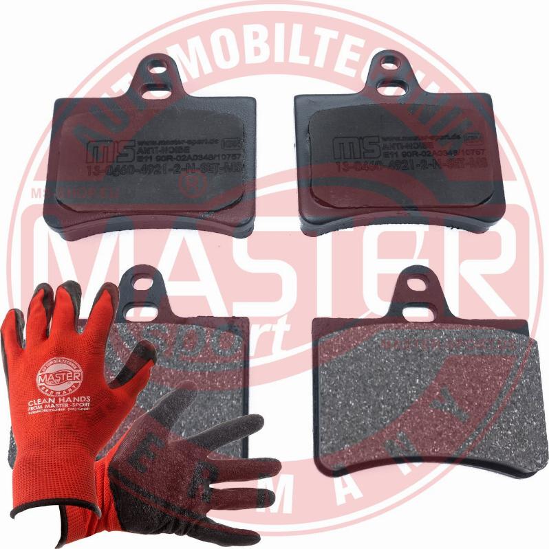 MASTER-SPORT GERMANY 13046049212N-SET-MSP - Kit de plaquettes de frein, frein à disque cwaw.fr