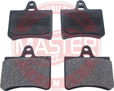 MASTER-SPORT GERMANY 13046049212N-SET-MS - Kit de plaquettes de frein, frein à disque cwaw.fr