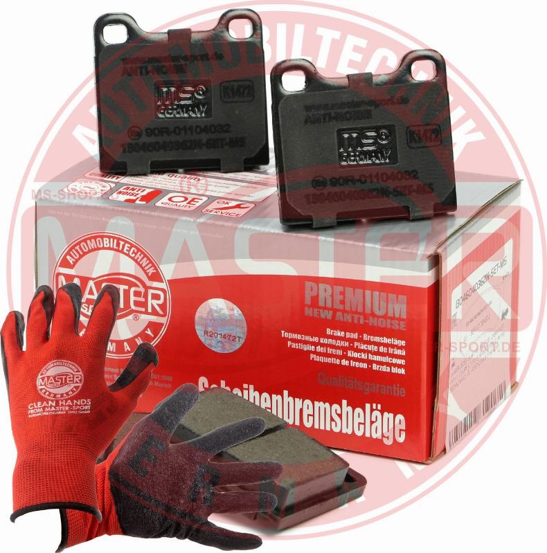 MASTER-SPORT GERMANY 13046040362N-SET-MSP - Kit de plaquettes de frein, frein à disque cwaw.fr