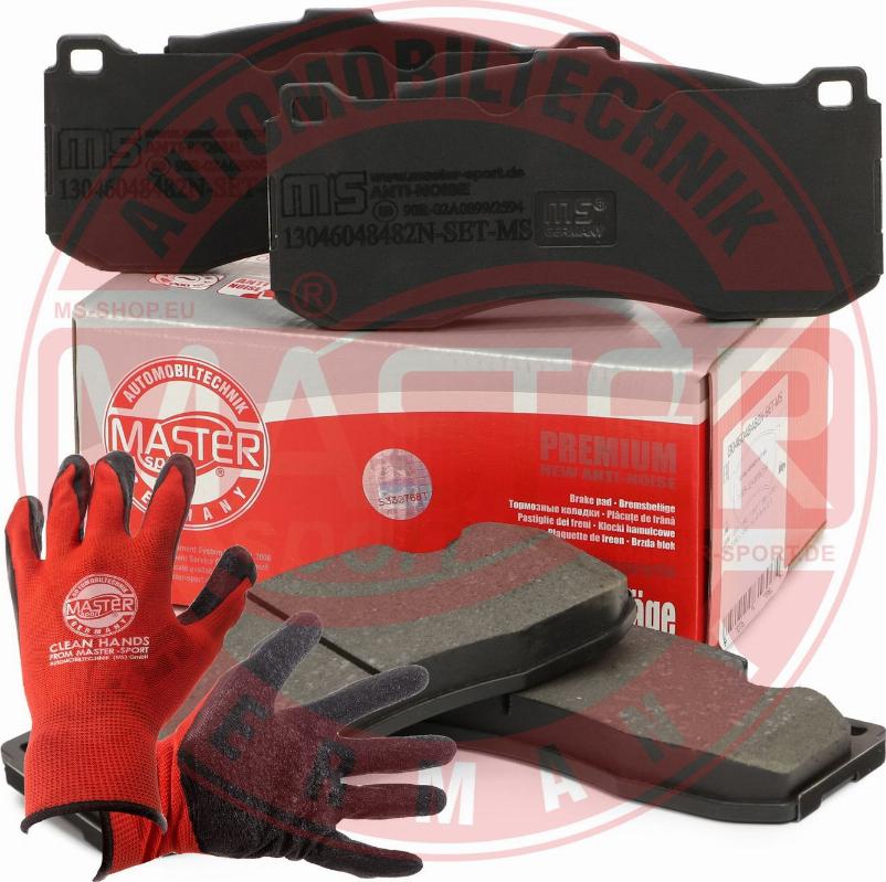 MASTER-SPORT GERMANY 13046048482N-SET-MSP - Kit de plaquettes de frein, frein à disque cwaw.fr