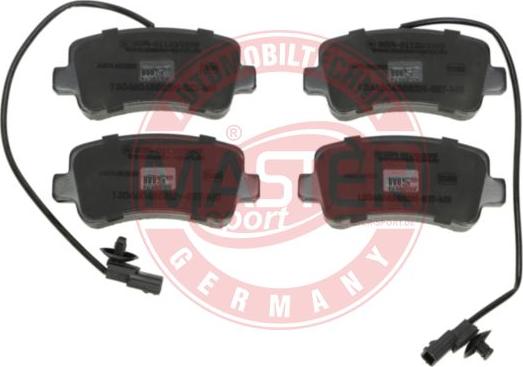 MASTER-SPORT GERMANY 13046048582N-SET-MS - Kit de plaquettes de frein, frein à disque cwaw.fr