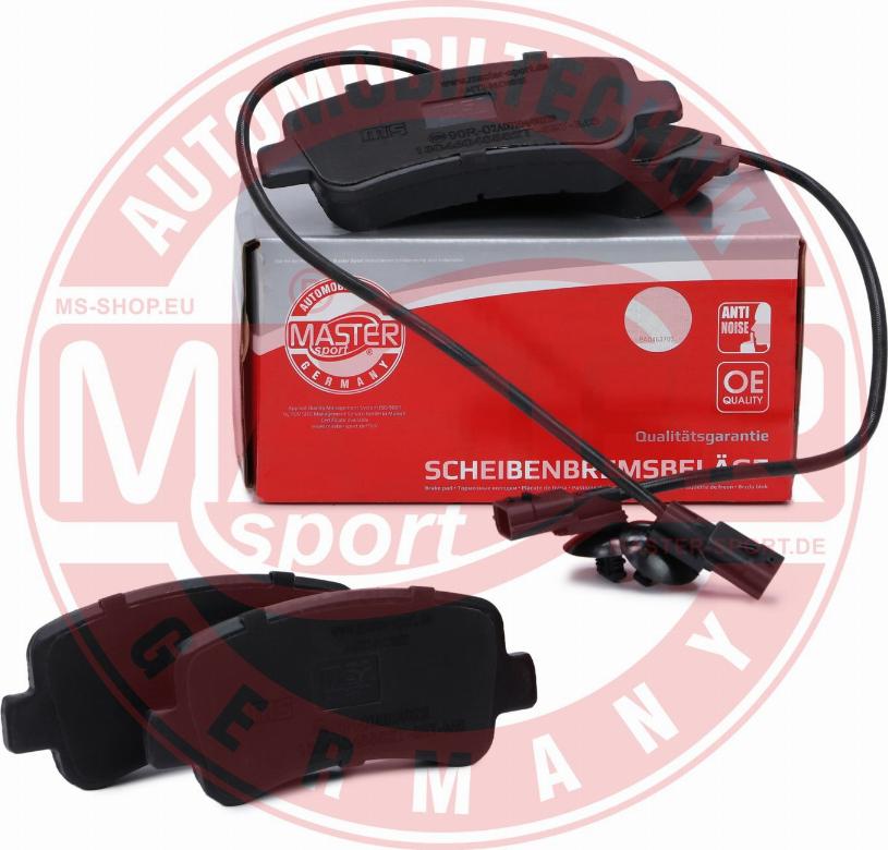 MASTER-SPORT GERMANY 13046048582T-SET-MS - Kit de plaquettes de frein, frein à disque cwaw.fr