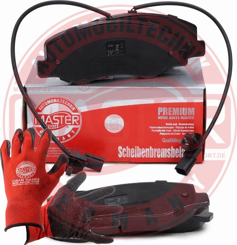 MASTER-SPORT GERMANY 13046048572N-SET-MSP - Kit de plaquettes de frein, frein à disque cwaw.fr