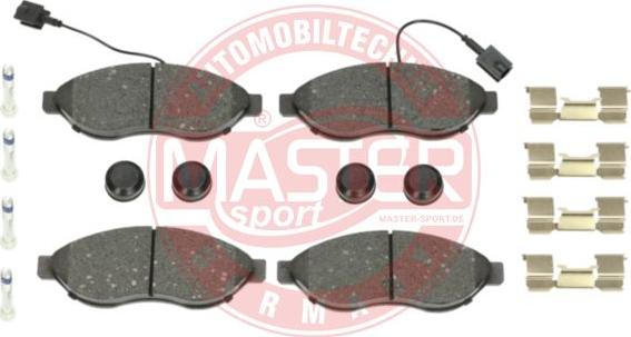 MASTER-SPORT GERMANY 13046048092N-SET-MS - Kit de plaquettes de frein, frein à disque cwaw.fr