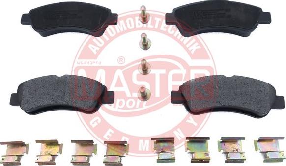 MASTER-SPORT GERMANY 13046048122N-SET-MS - Kit de plaquettes de frein, frein à disque cwaw.fr