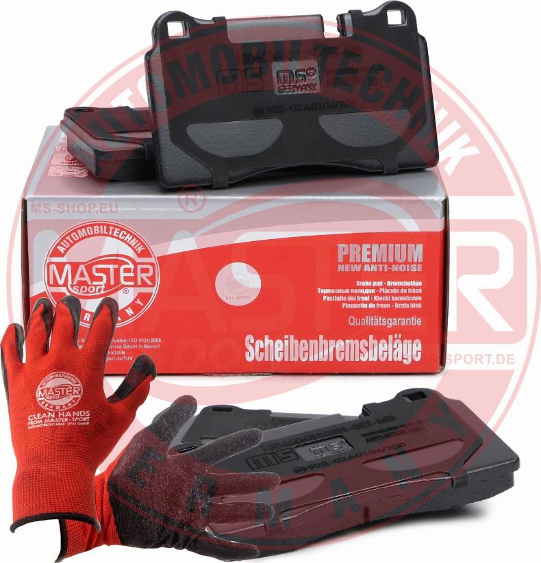 MASTER-SPORT GERMANY 13046048332N-SET-MSP - Kit de plaquettes de frein, frein à disque cwaw.fr