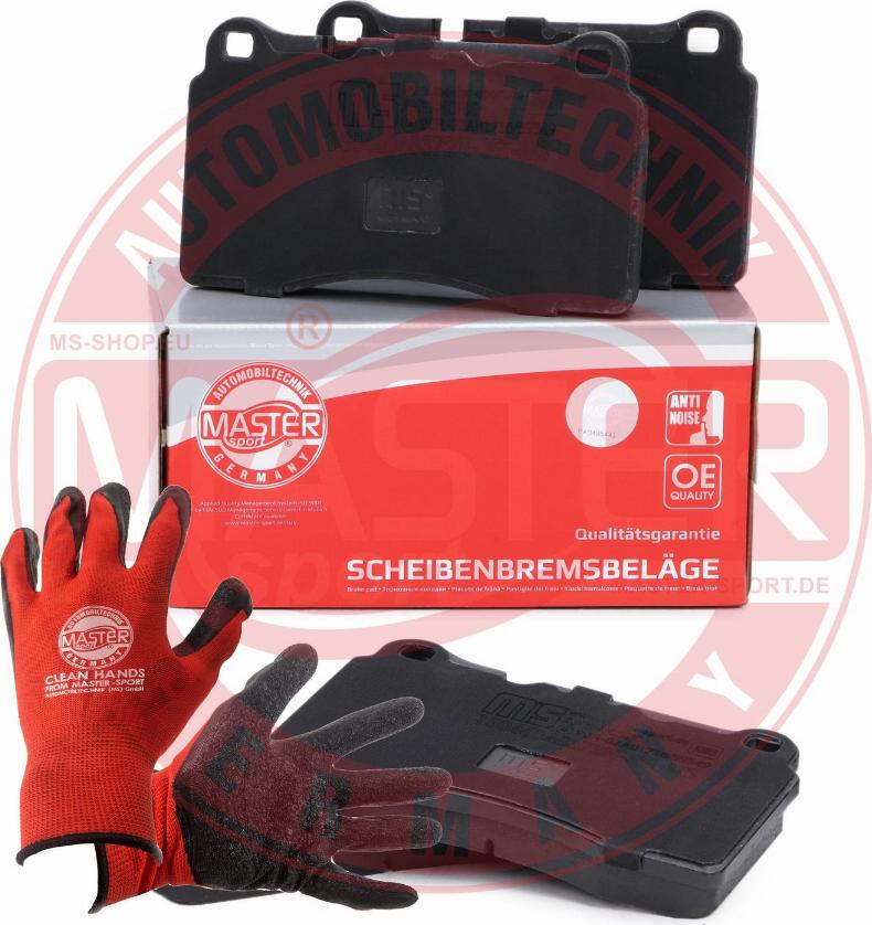 MASTER-SPORT GERMANY 13046048372N-SET-MSP - Kit de plaquettes de frein, frein à disque cwaw.fr