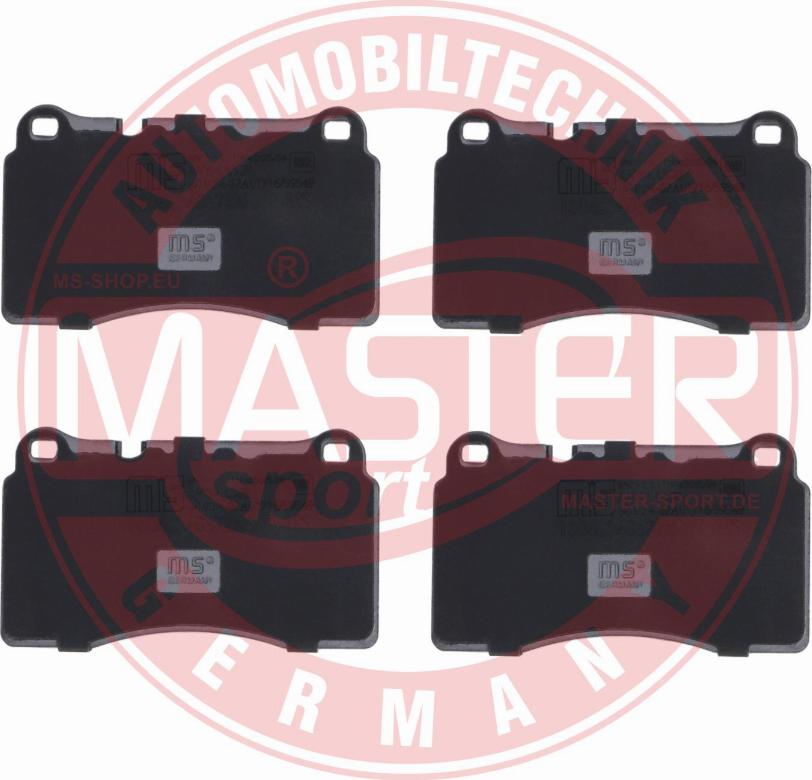 MASTER-SPORT GERMANY 13046048372N-SET-MS - Kit de plaquettes de frein, frein à disque cwaw.fr