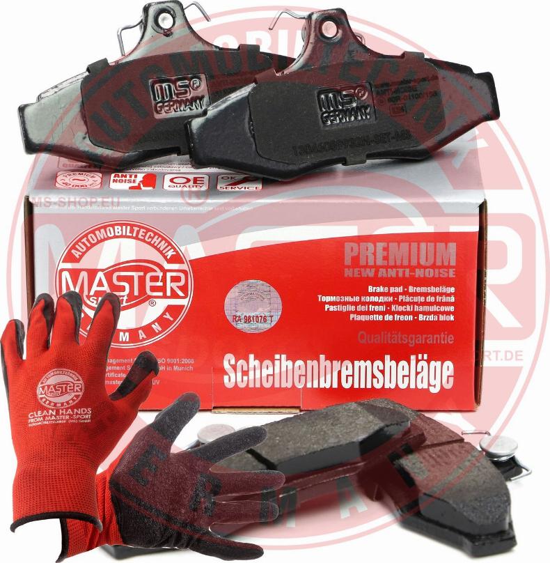 MASTER-SPORT GERMANY 13046059932N-SET-MSP - Kit de plaquettes de frein, frein à disque cwaw.fr