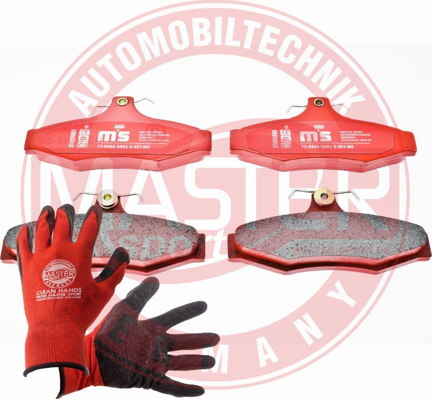 MASTER-SPORT GERMANY 13046059932-SET-MSP - Kit de plaquettes de frein, frein à disque cwaw.fr