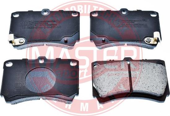 MASTER-SPORT GERMANY 13046059442N-SET-MS - Kit de plaquettes de frein, frein à disque cwaw.fr