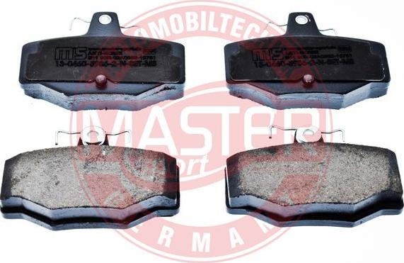 MASTER-SPORT GERMANY 13046059862N-SET-MS - Kit de plaquettes de frein, frein à disque cwaw.fr