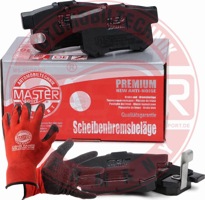 MASTER-SPORT GERMANY 13046059292N-SET-MSP - Kit de plaquettes de frein, frein à disque cwaw.fr