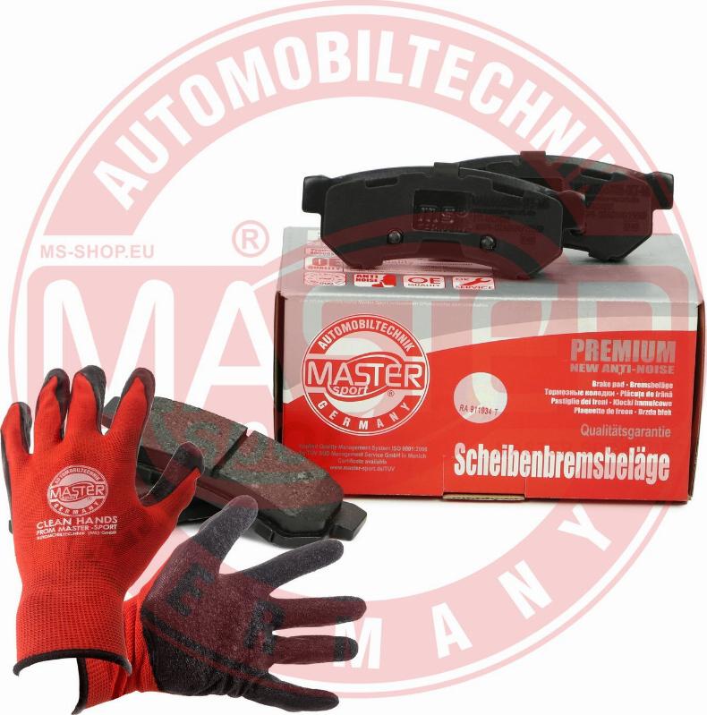 MASTER-SPORT GERMANY 13046056632N-SET-MSP - Kit de plaquettes de frein, frein à disque cwaw.fr