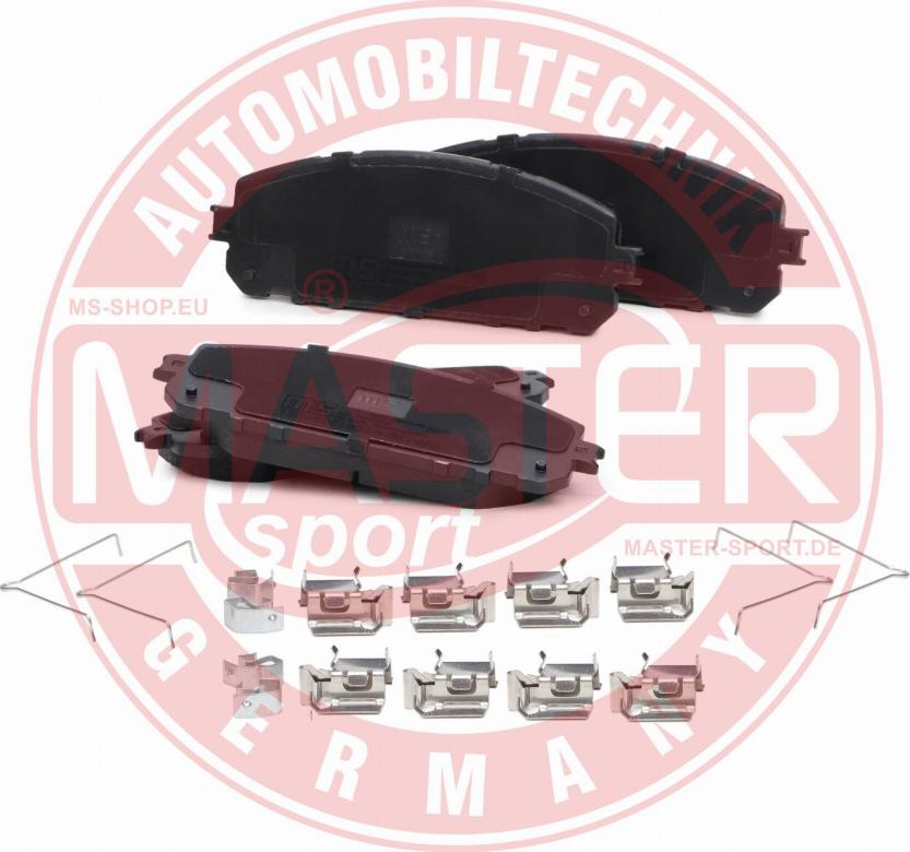 MASTER-SPORT GERMANY 13046056892N-SET-MS - Kit de plaquettes de frein, frein à disque cwaw.fr