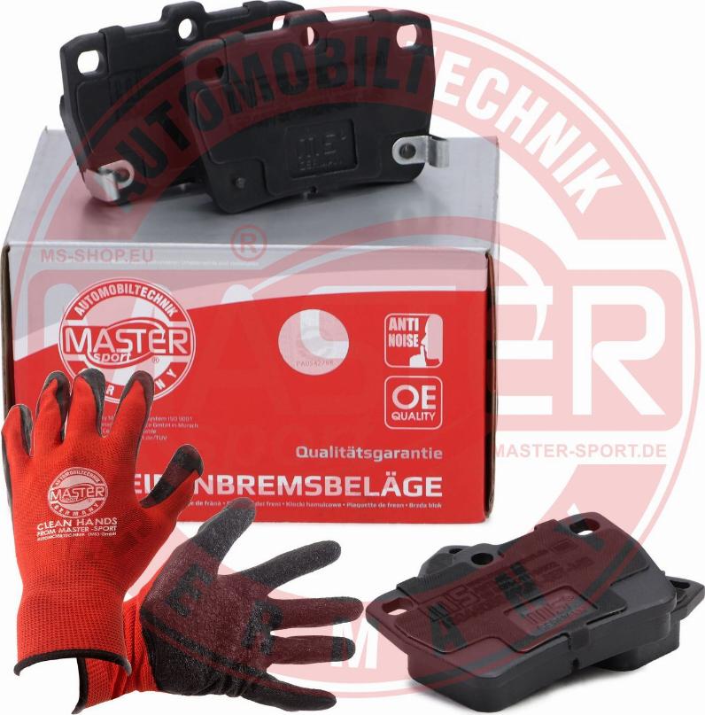 MASTER-SPORT GERMANY 13046058492N-SET-MSP - Kit de plaquettes de frein, frein à disque cwaw.fr