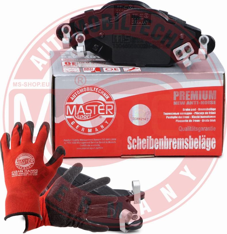 MASTER-SPORT GERMANY 13046058002N-SET-MSP - Kit de plaquettes de frein, frein à disque cwaw.fr