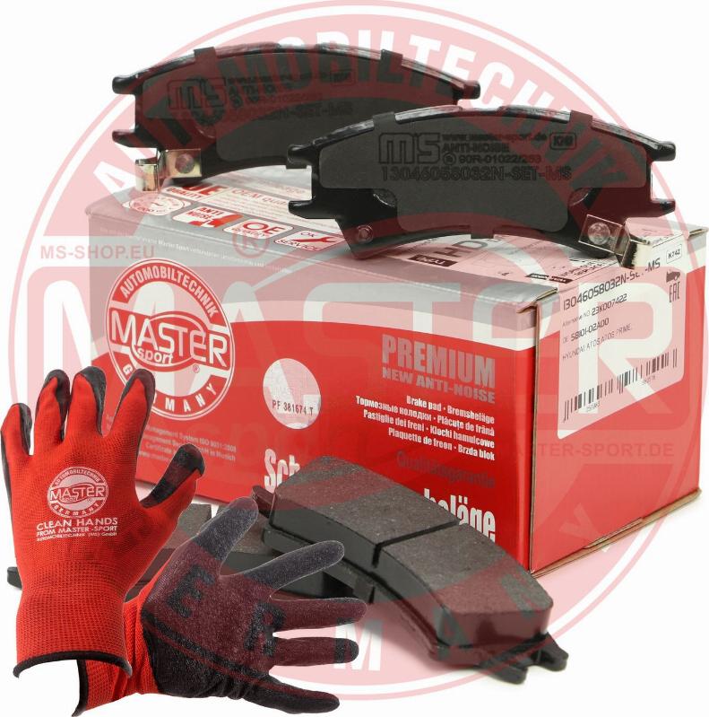 MASTER-SPORT GERMANY 13046058032N-SET-MSP - Kit de plaquettes de frein, frein à disque cwaw.fr