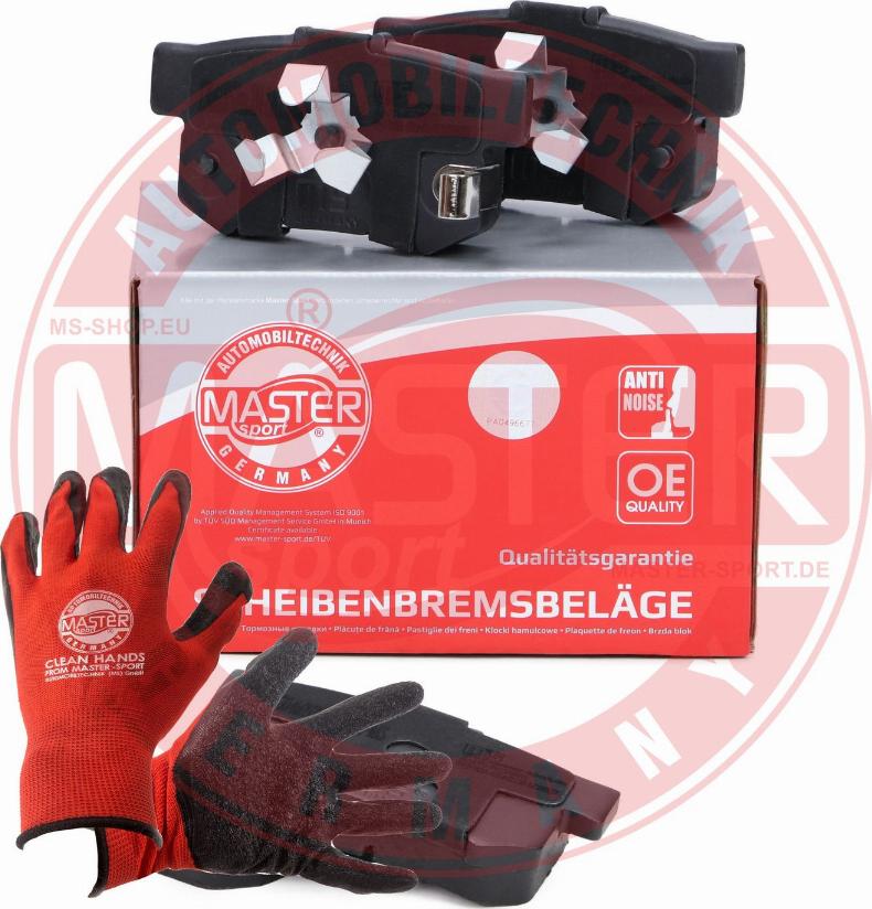 MASTER-SPORT GERMANY 13046057412N-SET-MSP - Kit de plaquettes de frein, frein à disque cwaw.fr