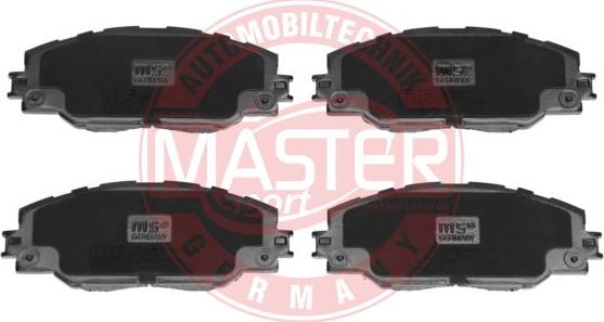 MASTER-SPORT GERMANY 13046057662N-SET-MS - Kit de plaquettes de frein, frein à disque cwaw.fr