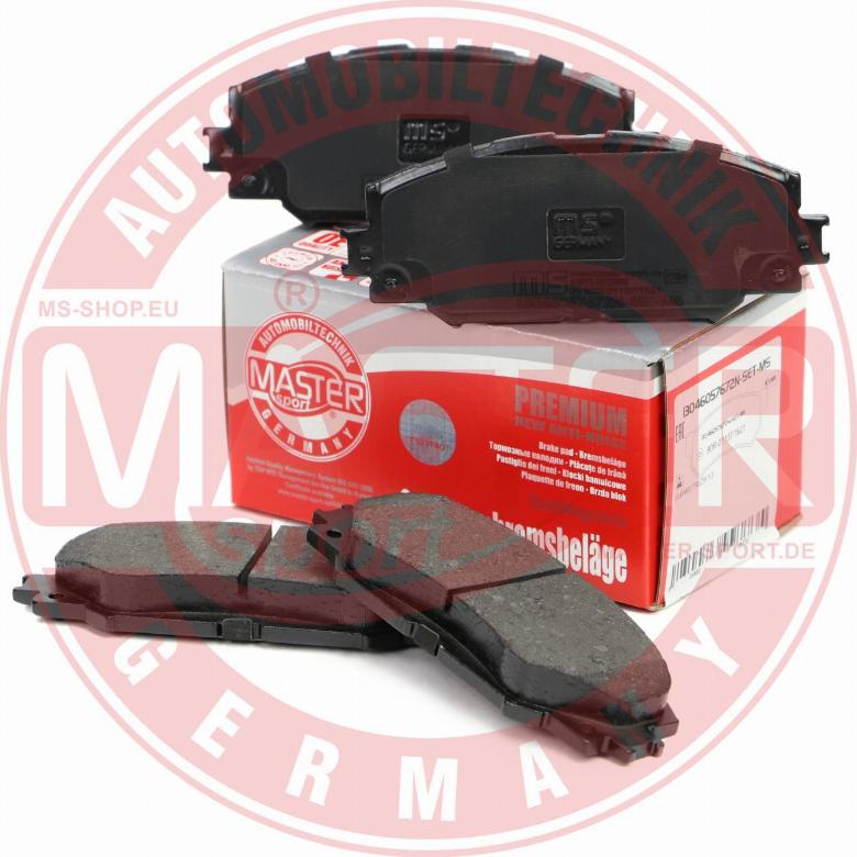 MASTER-SPORT GERMANY 13046057672N-SET-MS - Kit de plaquettes de frein, frein à disque cwaw.fr