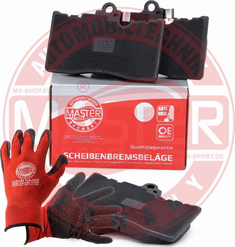 MASTER-SPORT GERMANY 13046057892N-SET-MSP - Kit de plaquettes de frein, frein à disque cwaw.fr