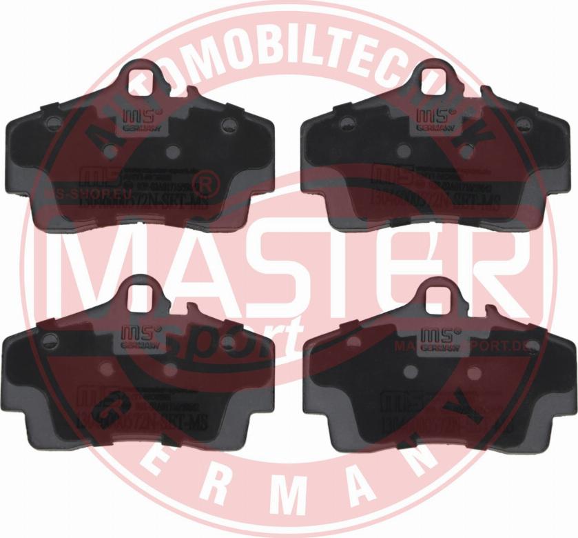 MASTER-SPORT GERMANY 13046000572N-SET-MS - Kit de plaquettes de frein, frein à disque cwaw.fr