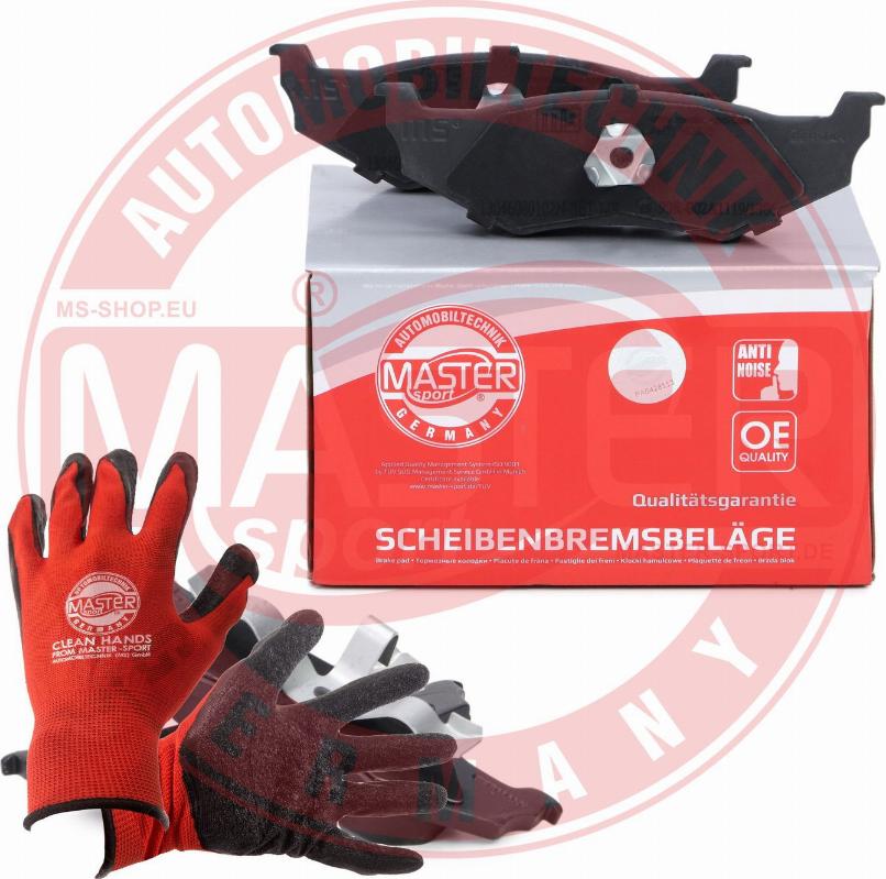 MASTER-SPORT GERMANY 13046080102N-SET-MSP - Kit de plaquettes de frein, frein à disque cwaw.fr