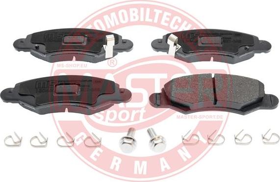 MASTER-SPORT GERMANY 13046039952N-SET-MS - Kit de plaquettes de frein, frein à disque cwaw.fr