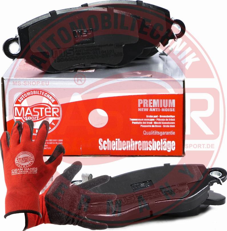 MASTER-SPORT GERMANY 13046039932N-SET-MSP - Kit de plaquettes de frein, frein à disque cwaw.fr