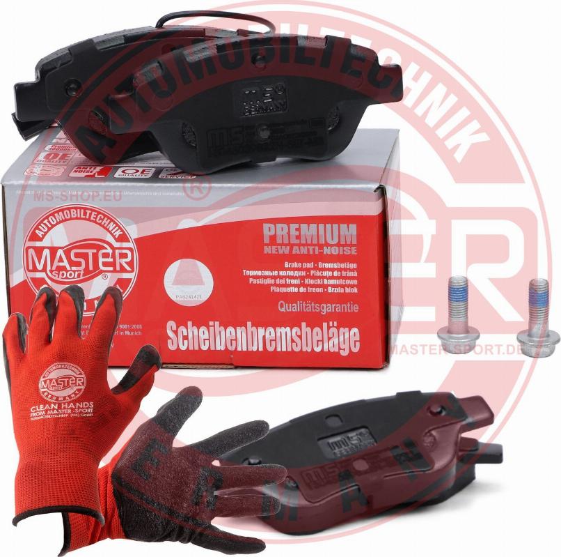 MASTER-SPORT GERMANY 13046039822N-SET-MSP - Kit de plaquettes de frein, frein à disque cwaw.fr