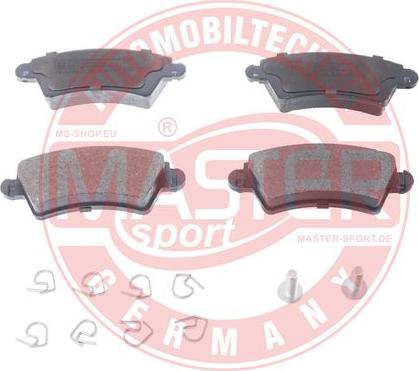 MASTER-SPORT GERMANY 13046039782N-SET-MS - Kit de plaquettes de frein, frein à disque cwaw.fr