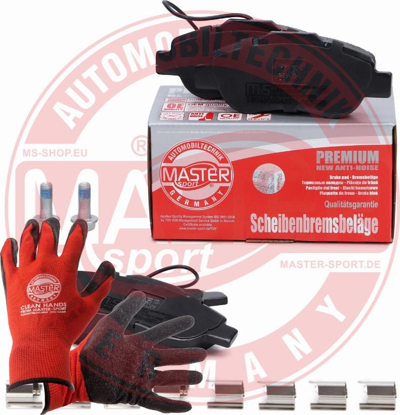 MASTER-SPORT GERMANY 13046038462N-SET-MSP - Kit de plaquettes de frein, frein à disque cwaw.fr