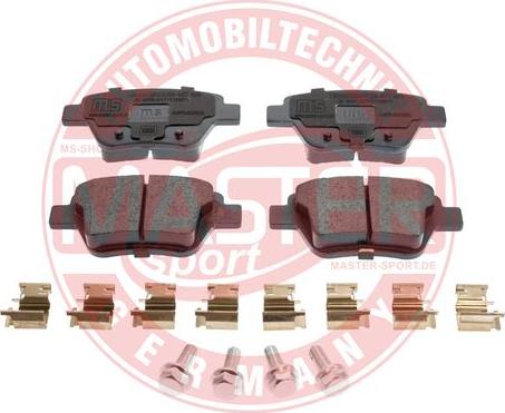 MASTER-SPORT GERMANY 13046038582N-SET-MS - Kit de plaquettes de frein, frein à disque cwaw.fr