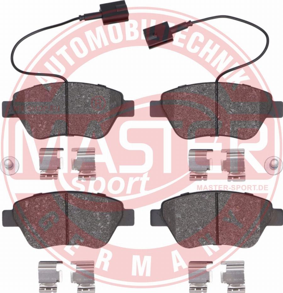 MASTER-SPORT GERMANY 13046038632N-SET-MS - Kit de plaquettes de frein, frein à disque cwaw.fr