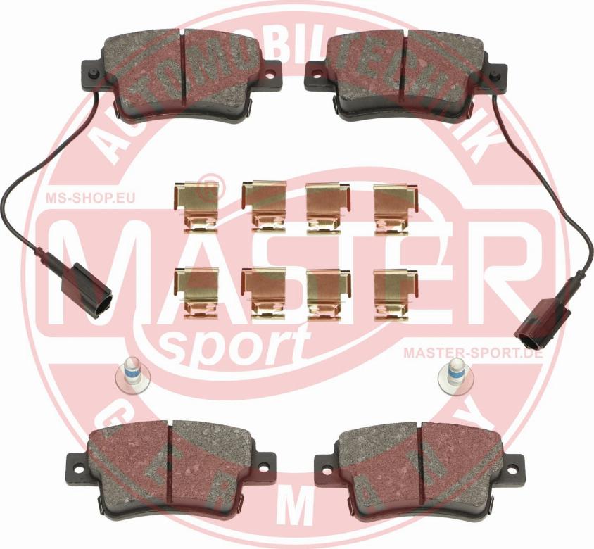 MASTER-SPORT GERMANY 13046038622N-SET-MS - Kit de plaquettes de frein, frein à disque cwaw.fr