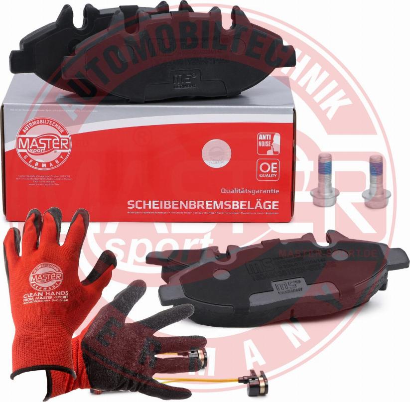 MASTER-SPORT GERMANY 13046038192N-SET-MSP - Kit de plaquettes de frein, frein à disque cwaw.fr