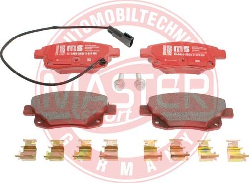 MASTER-SPORT GERMANY 13046038352-SET-MS - Kit de plaquettes de frein, frein à disque cwaw.fr